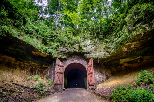 One of the Elroy-Sparta State Trail’s famous tunnels | Photo by Eric Reischl Photography