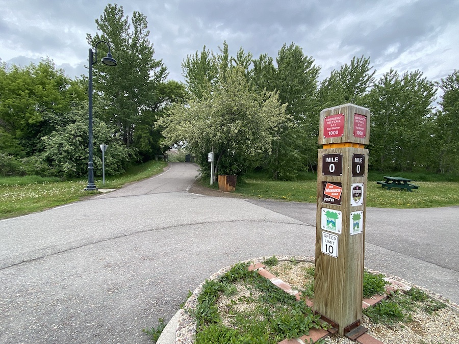 Intersection of Montana’s Bitterroot Trail and Milwaukee Trail | Photo by Robert Annis