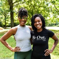 Black Women In Nature co-founders Angela Mitchell and Ivory Levert | Photo by Doreen Dawkins