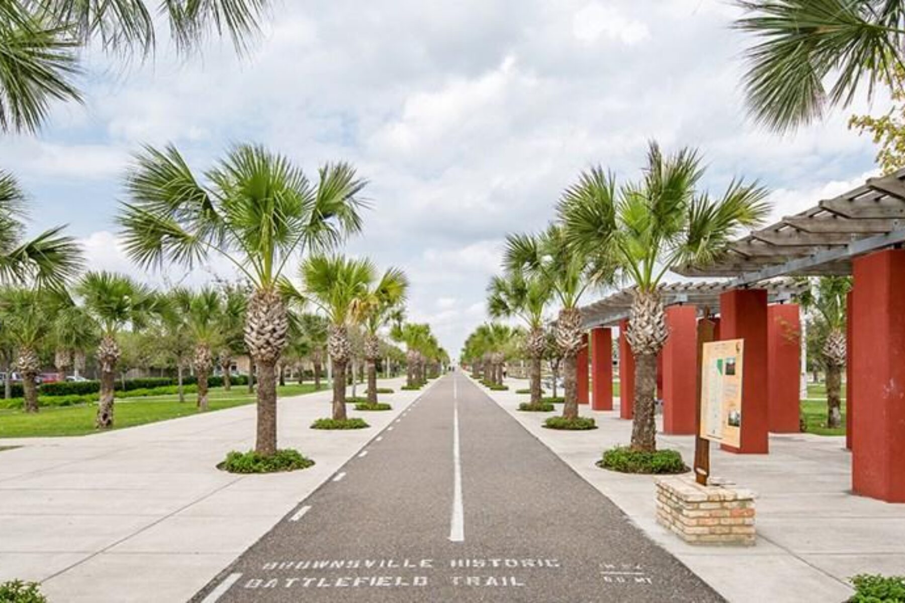 Brownsville, Texas' Historic Battlefield Trail, part of the planned route for the 428-mile Lower Rio Grande Valley Active Plan multiuse trail network | Photo by Mark Lehmann
