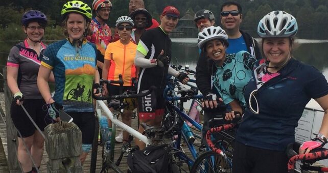 A ride at Lake Artemesia with the Metro Washington Association for Blind Athletes | Photo courtesy MWABA