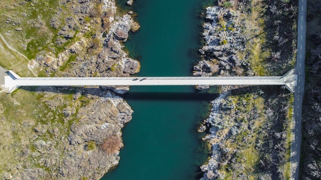 California's Sacramento River Trail's Stress Ribbon Bridge | Photo by Seth McGaha