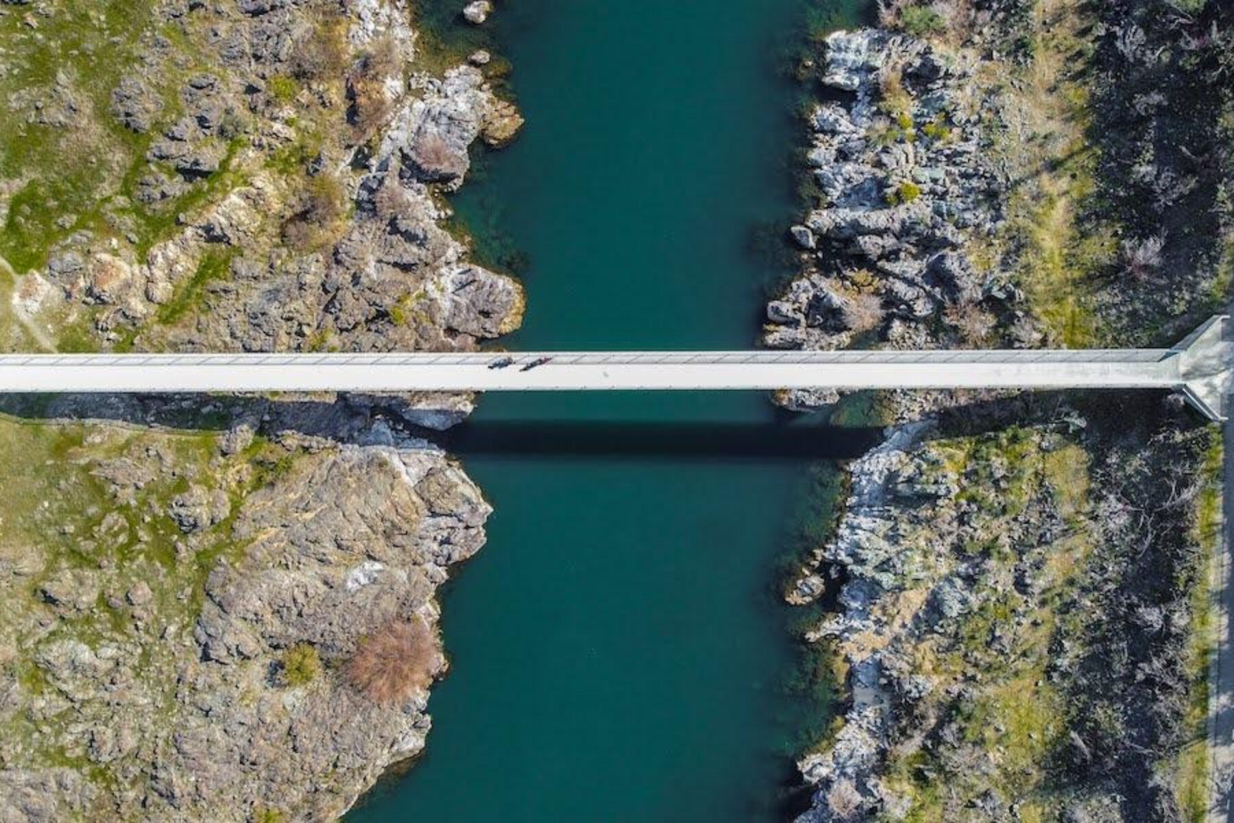 California's Sacramento River Trail's Stress Ribbon Bridge | Photo by Seth McGaha