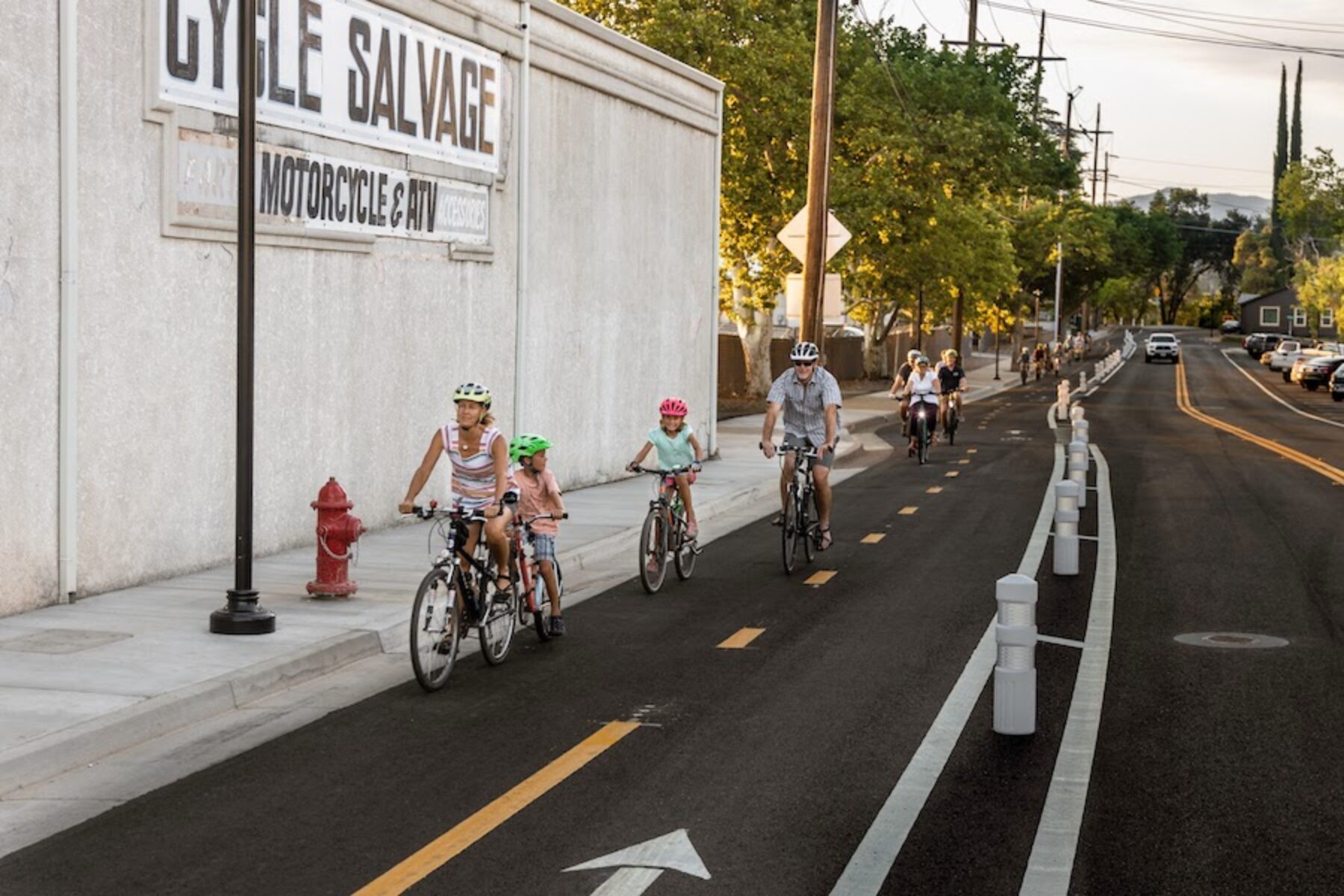 Diestelhorst to Downtown ride | Photo courtesy City of Redding