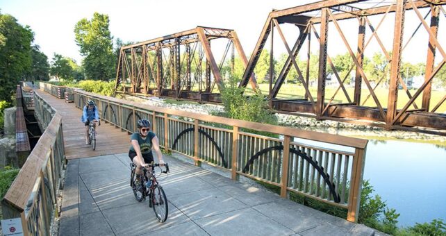 Indiana’s Cardinal Greenway | Photo by Tony Valainis, courtesy RTC