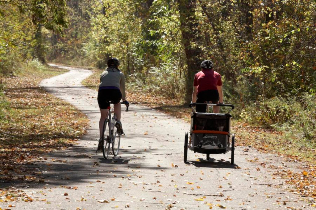 Louisville Loop through Community Improvement District publicly owned land for the flood protection, near Cane Run Road and the Mill Creek Cutoff Bridge | Courtesy of Louisville Parks and Recreation