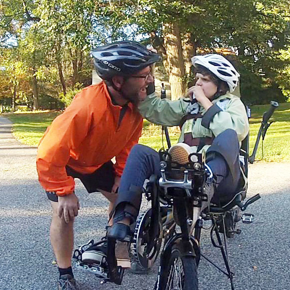 Margot and I are ready to tandem! | Photo courtesy Dr. Peter Doehring