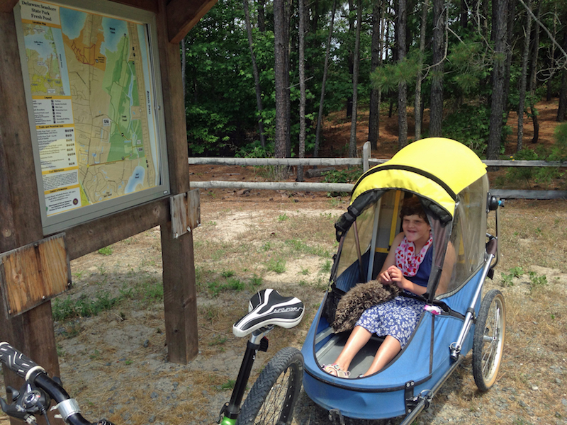 Margot on the Prickly Pear Trail in Delaware | Photo courtesy Dr. Peter Doehring