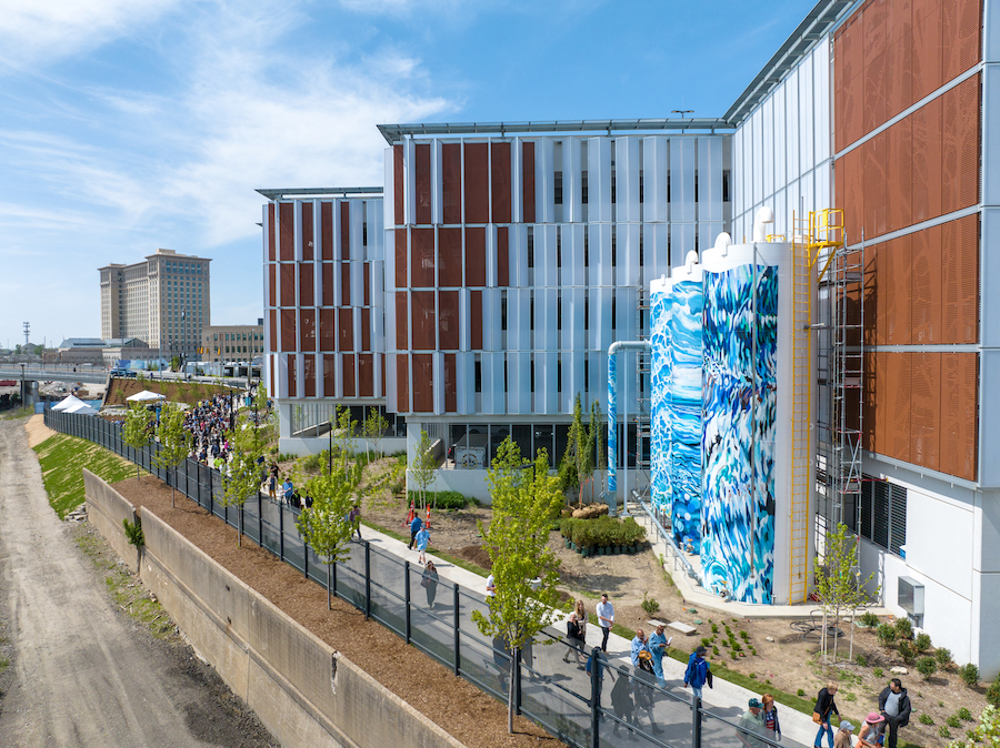 Michigan's Southwest Greenway's opening event | Photo courtesy Detroit Riverfront Conservancy