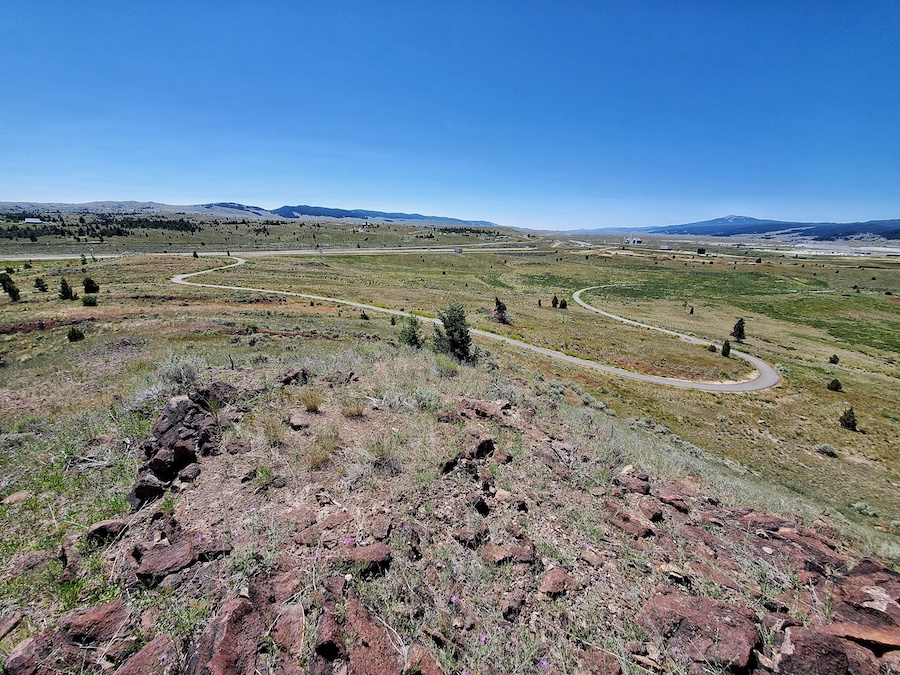 Montana's Silver Bow Creek Greenway Trail winds up Sherman Butte | Photo by Richard I. Gibson