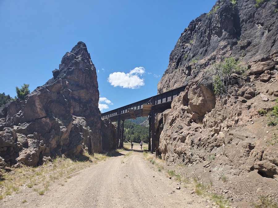 Mouth of the Durant Canyon along a developing segment of the Silver Bow Greenway Trail | Photo by Richard I. Gibson