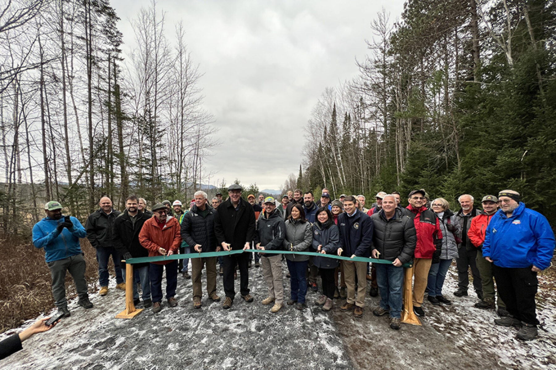New York's Adirondack Rail Trail ribbon cutting | Photo courtesy New York State Department of Environmental Conservation