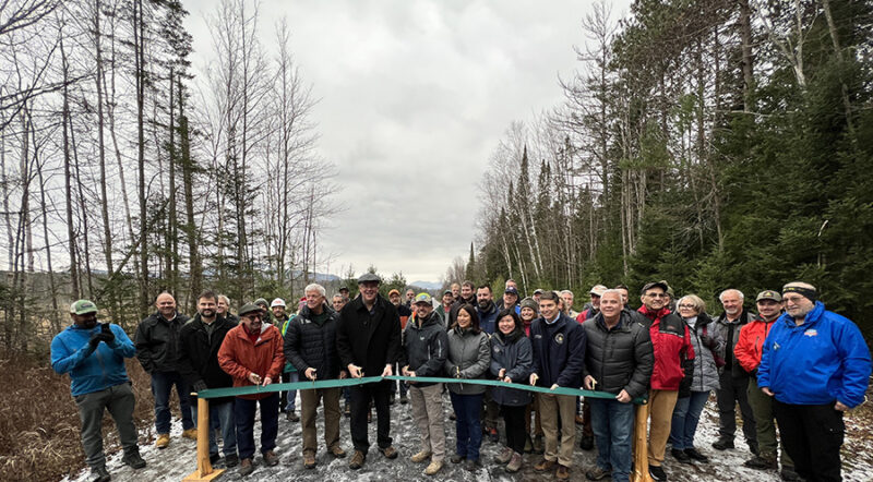 New York's Adirondack Rail Trail ribbon cutting | Photo courtesy New York State Department of Environmental Conservation