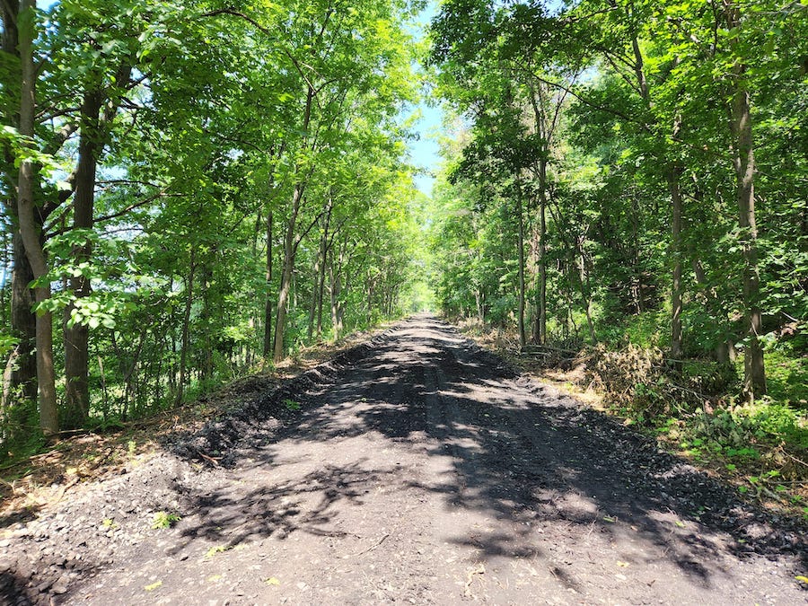 New York's Odessa-Hector Rail-Trail under development | Photo courtesy the Village of Odessa