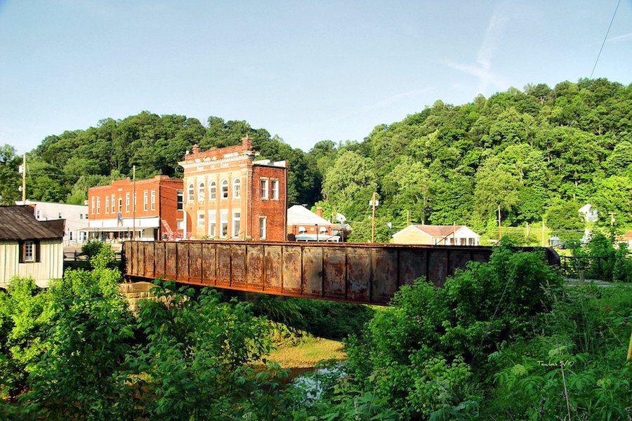 North Bend Rail Trail leading into Cairo, West Virginia | Photo by Mike Tewkesbury