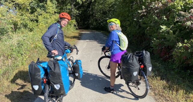 Patrick and Shevonne Travers on a trail trip through the Midwest | Photo courtesy Patrick and Shevonne Travers