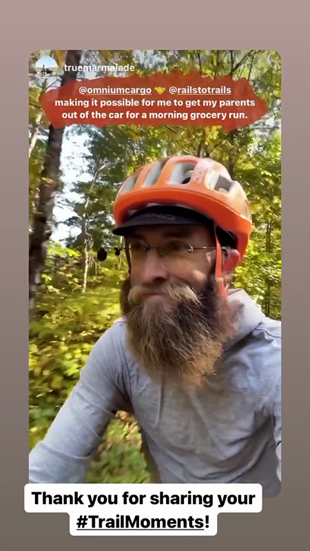 Screenshot of Erik Binggeser's (@TrueMarmalade) #TrailMoments | Tap to view video on Youtube