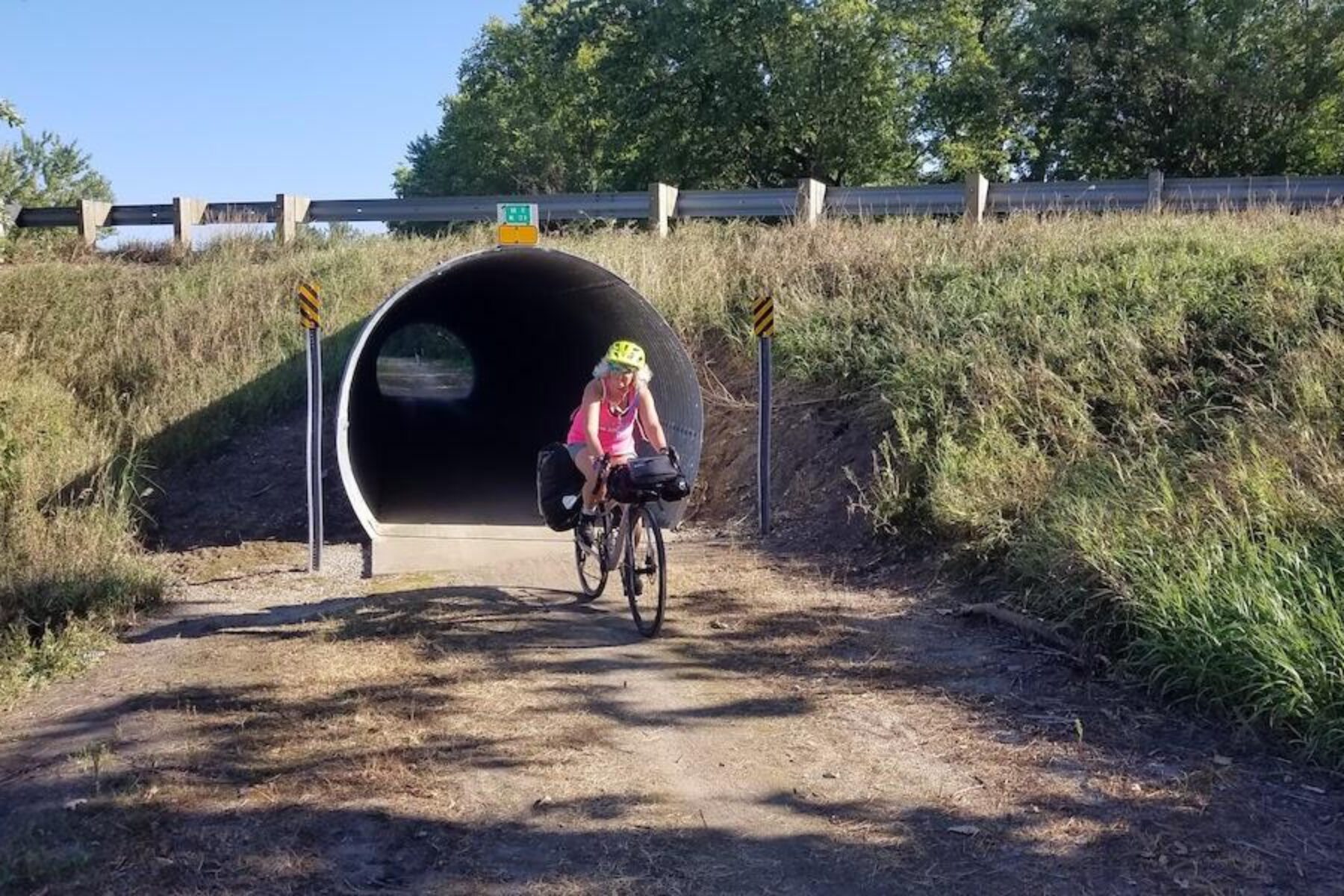 Shevonne Travers on the Hennepin Canal State Trail | Photo by Patrick Travers