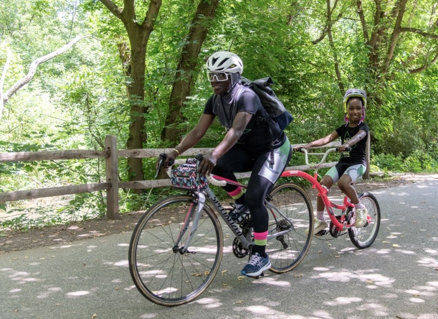 Tandem bike ride | Photo courtesy of Ajoa Abrokwa, @SheIsFocused_Next