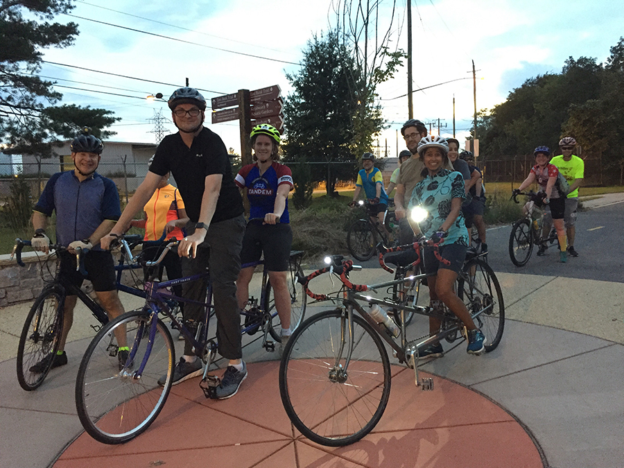 Thursday night ride with MWABA | Photo courtesy MWABA