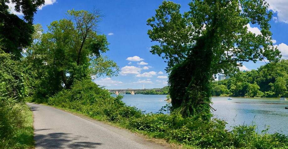 View of Potomac River along Capital Crescent Trail | Photo by Milo Bateman