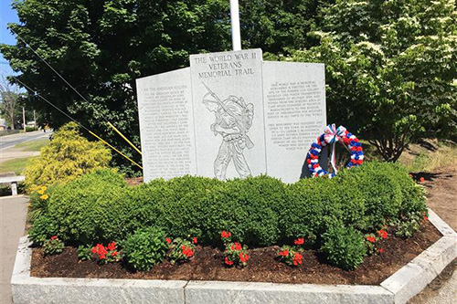 World War II Veterans' Memorial Trail in Massachusetts | Photo courtesy TrailLink:bradyty