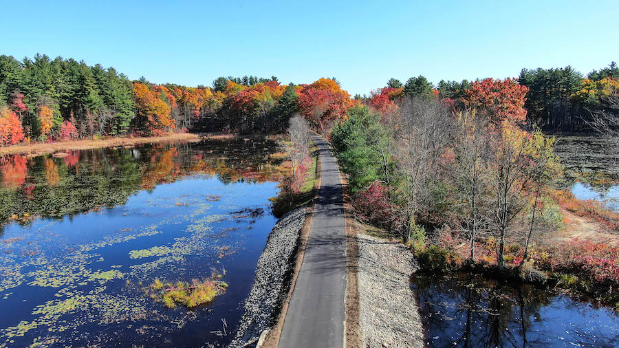 The Cohas section of the Londonderry Rail Trail | Courtesy Londonderry Trailways