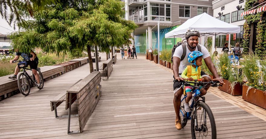 Anacostia River Trail | Photo by Sam Kittner, courtesy Capitol Riverfront BID