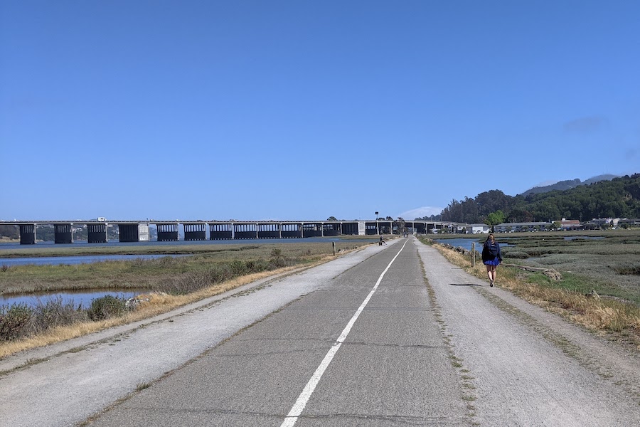 California's Mill Valley-Sausalito Multiuse Pathway | Photo courtesy Marin County Bicycle Coalition