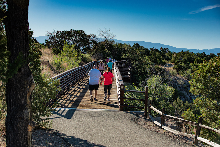 Canyon Rim Trail | Courtesy Los Alamos County Parks, Recreation, and Open Space Division