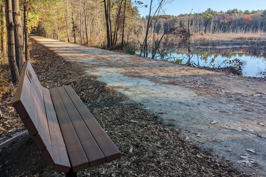 Massachusetts' Medfield Rail Trail | Photo courtesy Friends of the Medfield Rail Trail