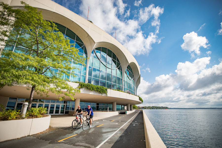 Monona Terrace along Wisconsin's Capital City State Trail | Photo courtesy Travel Wisconsin