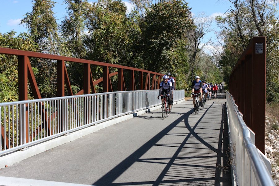 A bridge on the Palatka-to-Lake Butler State Trail, west of Florahome | Photo courtesy Kraig McLane