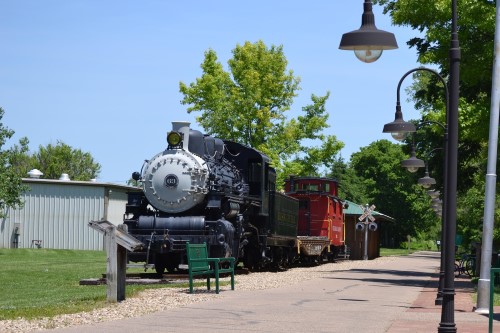 A preserved train from days past sits in Gambier along the Kokosing Gap Trail | Photo courtesy TrailLink.com:drew22