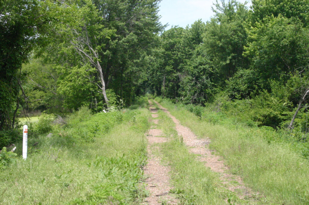 A view of the developing trail south of Strasburg. | Courtesy Missouri Bicycle & Pedestrian Federation, MoBikeFed.org
