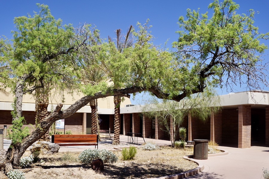 Alan Bible Visitor Center, a gateway for the Historic Railroad Trail | Photo by Cindy Barks