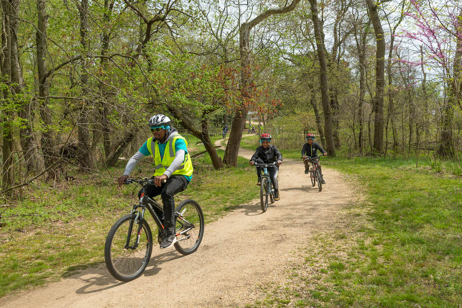 Anacostia River Trail ride | Photo by Tim Ervin, courtesy Friends of Kenilworth Aquatic Gardens