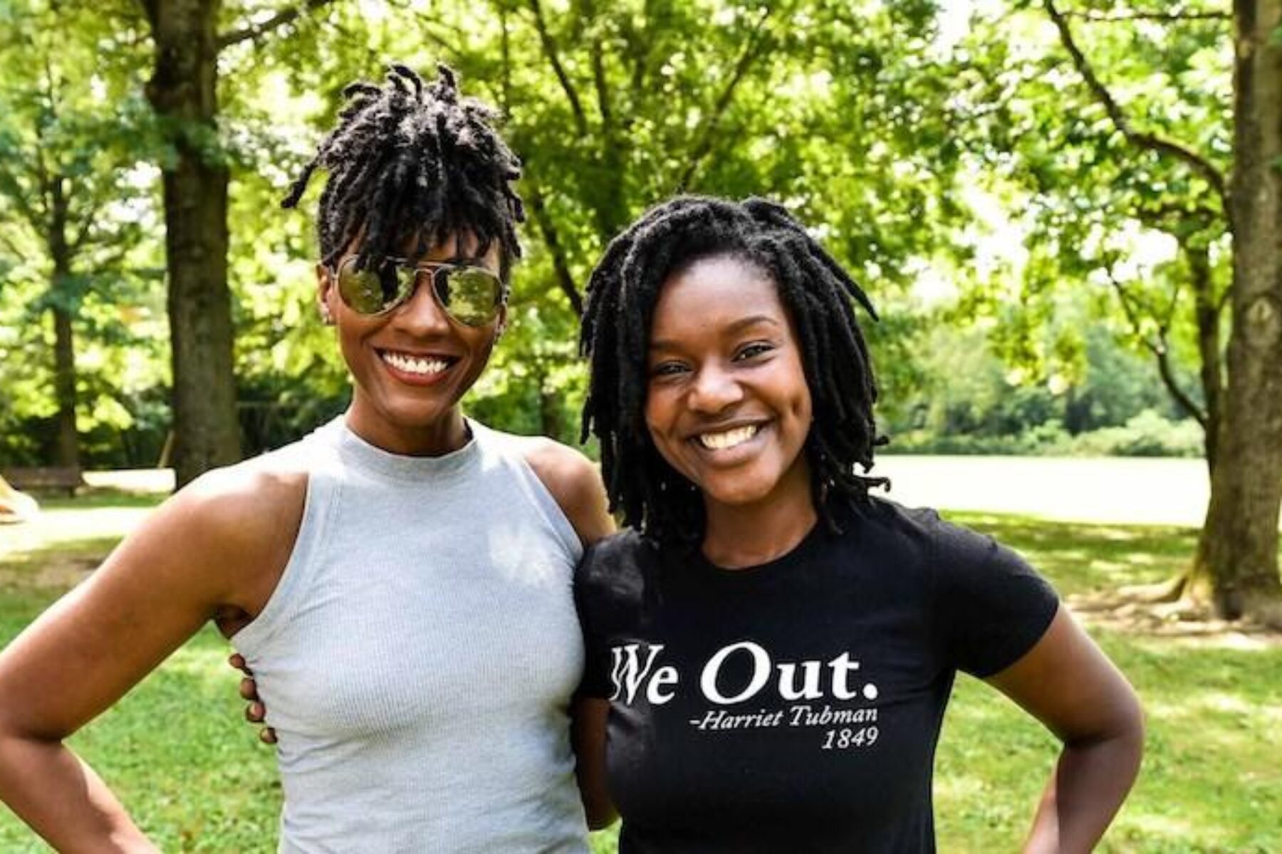 Angela Mitchell and Ivory Levert, Co-Founders, Black Women In Nature | Photo by Doreen Dawkins