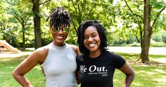 Angela Mitchell and Ivory Levert, Co-Founders, Black Women In Nature | Photo by Doreen Dawkins