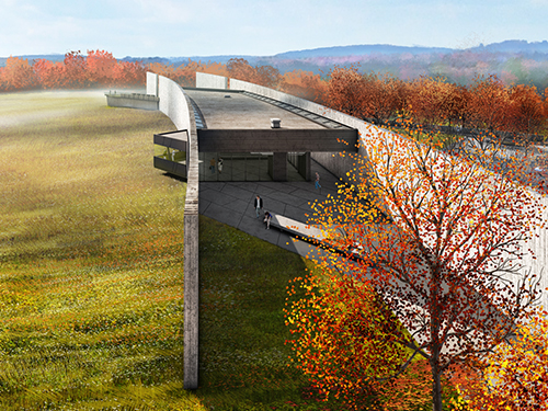 Artists rendering of the in-progress Flight 93 National Memorial in Somerset County, Pa. | Photo courtesy U.S. Department of State | CC by 2.0