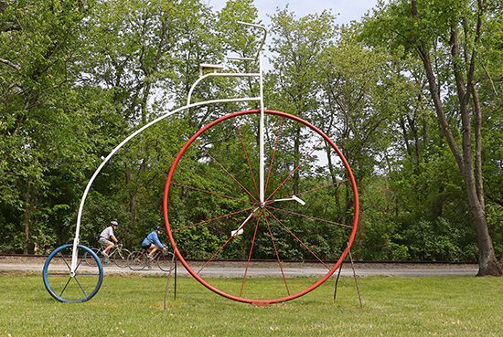 Artwork on the Heritage Rail Trail County Park | Photo by David F. Brown