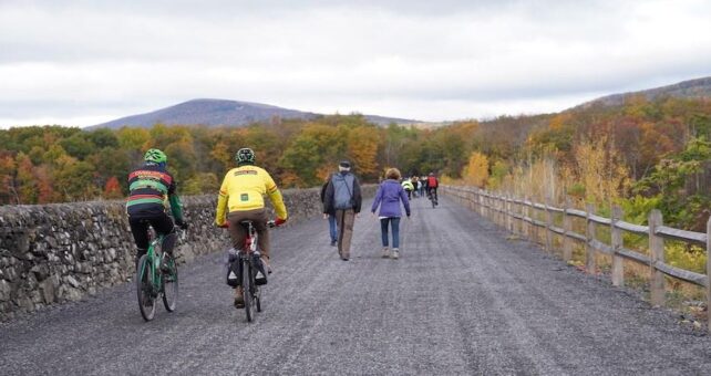 Ashokan Rail Trail opening | Courtesy New York City Department of Environmental Protection