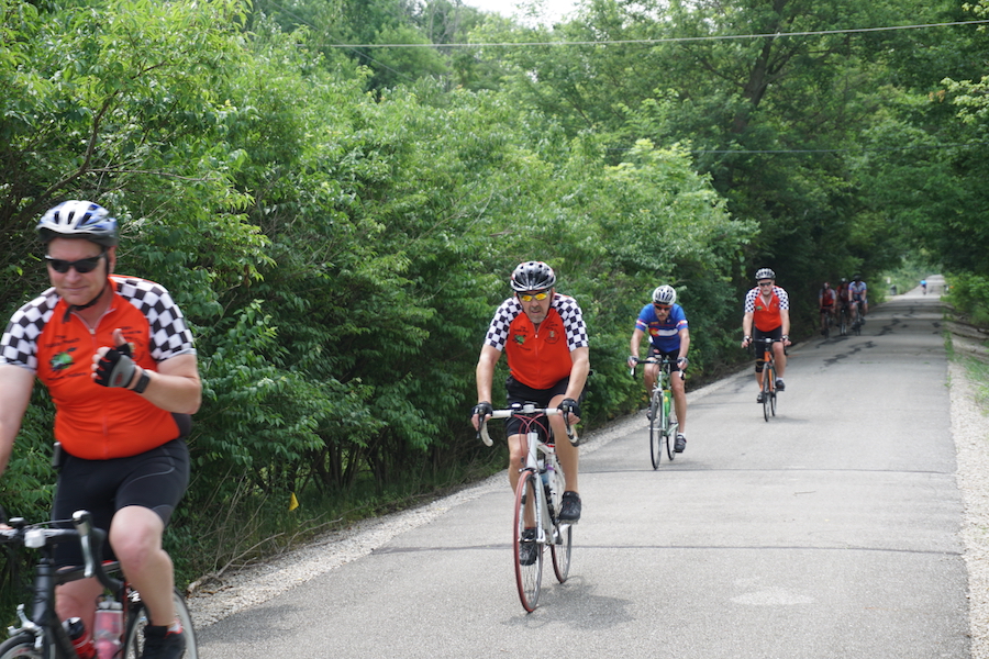 At 61.2 miles, the Cardinal Greenway is a popular route for long-distance bicyclists. | Photo by Robert Annis