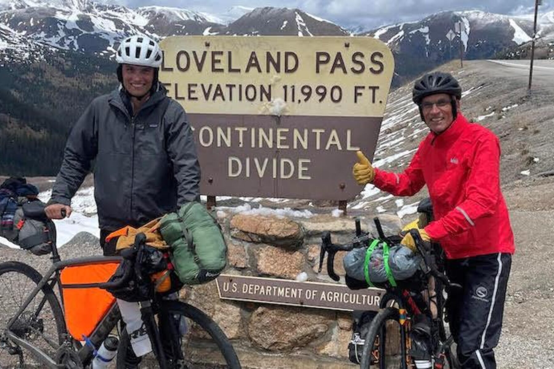 At the top of the Continental Divide in Colorado at Loveland Pass | Photo courtesy Sam Westby