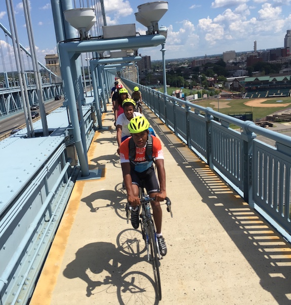 Ben Franklin Bridge connecting Philadelphia, Pennsylvania, and Camden, New Jersey | Photo by Kyle McIntyre