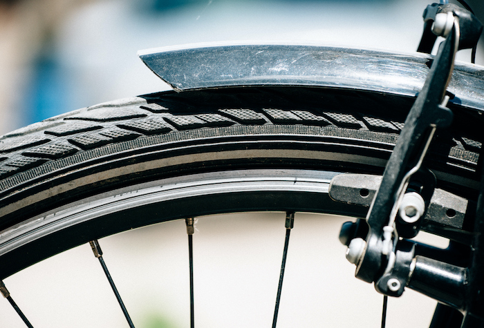 Bicycle tire with fenders | Photo by Getty Images
