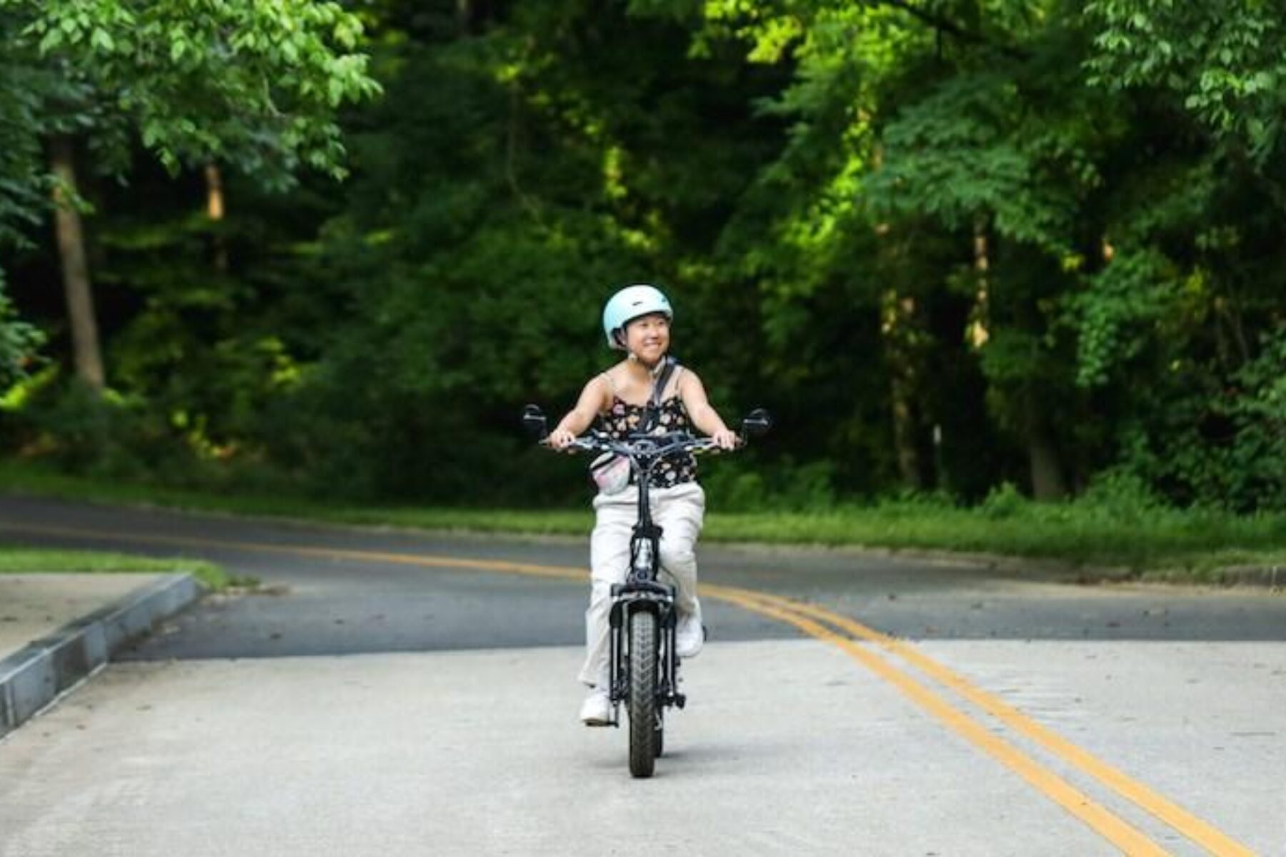 Biking in D.C.'s Rock Creek Park | Photo by Hayden Duncan, courtesy Victoria Yuen