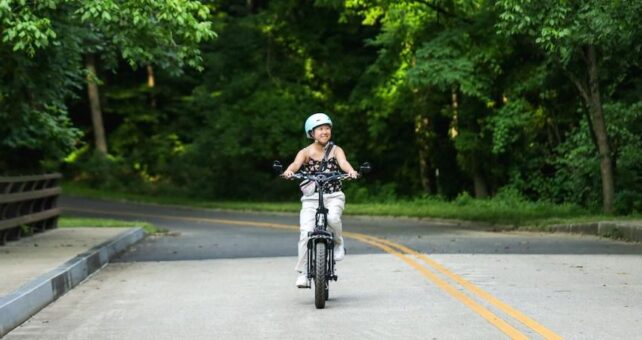 Biking in D.C.'s Rock Creek Park | Photo by Hayden Duncan, courtesy Victoria Yuen