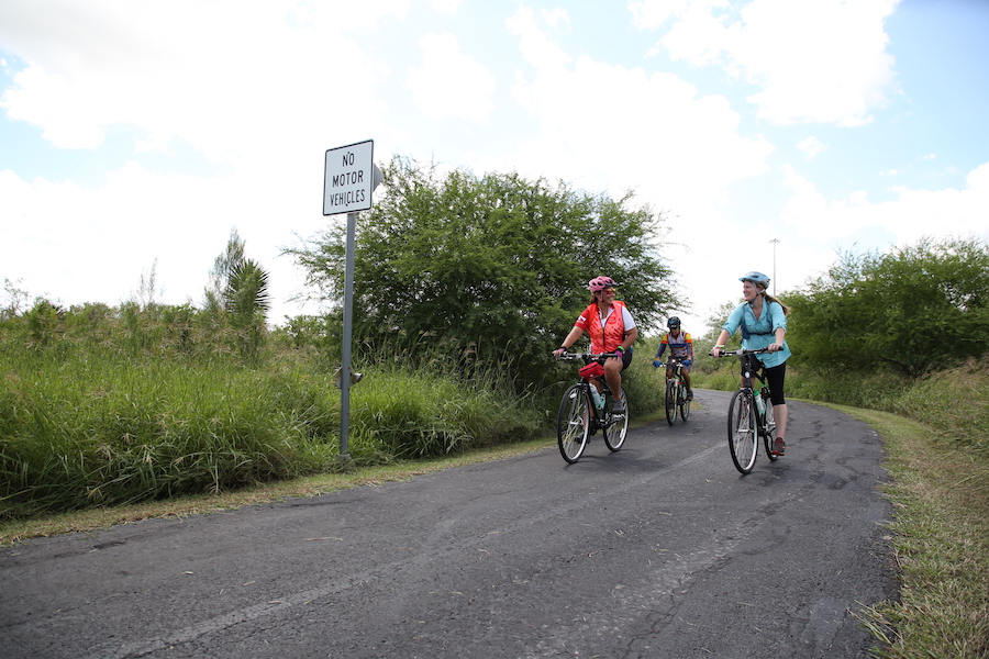 Biking tour of Caracara Trails | Photo by John Faulk, Frontera Media