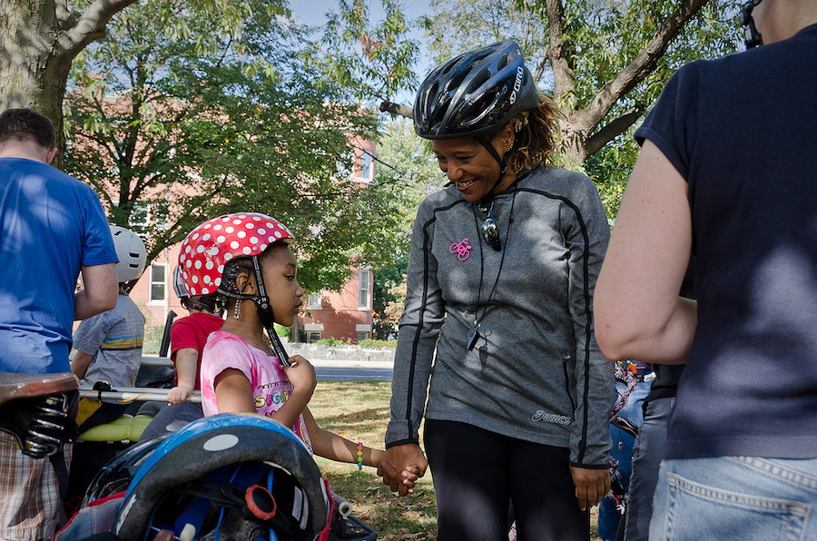 Black Women Bike DC Kidical Cupcake Ride | Photo by Randall Myers